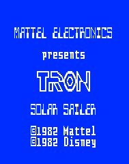 TRON - Solar Sailer Title Screen